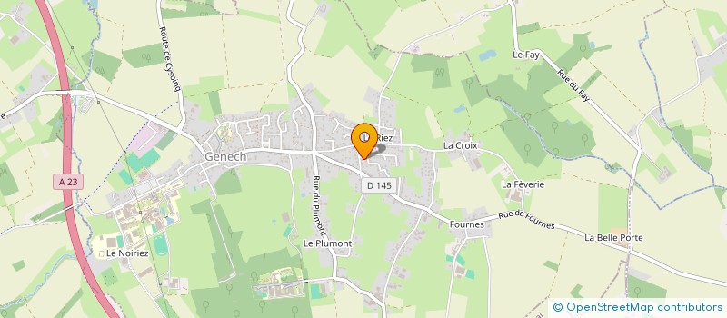 localisation de l'entreprise MADAME SIMONE ROUSSEL  TEMPLEUVE-EN-PEVELE