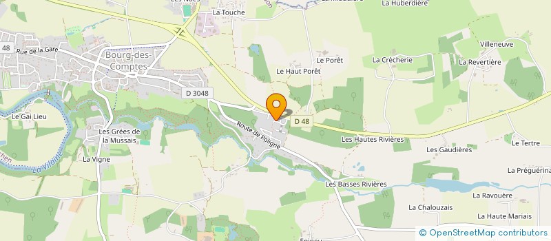 localisation de l'entreprise MADAME SIMONE ROZE  BOURG-DES-COMPTES