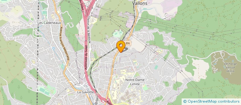 localisation de l'entreprise MADAME SIMONE ROZET à SEPTEMES-LES-VALLONS