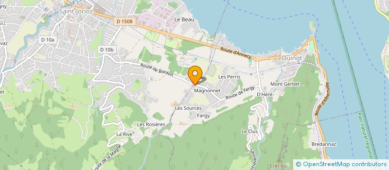 localisation de l'entreprise MADAME SIMONE RUFFIER à DUINGT