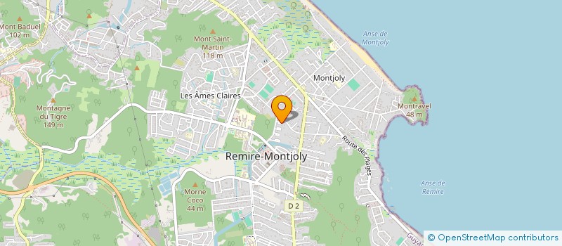 localisation de l'entreprise MADAME SIMONE SAINT ANGE  REMIRE-MONTJOLY