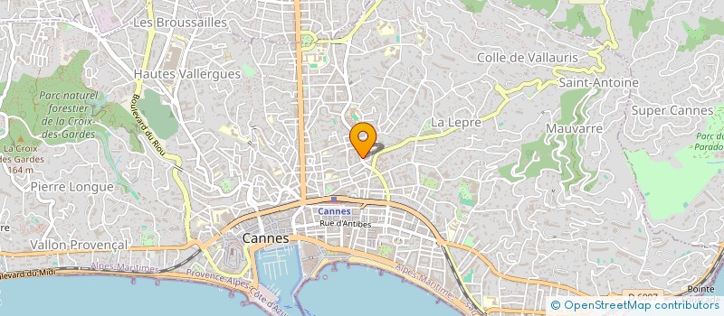 localisation de l'entreprise MADAME SIMONE SALE  CANNES