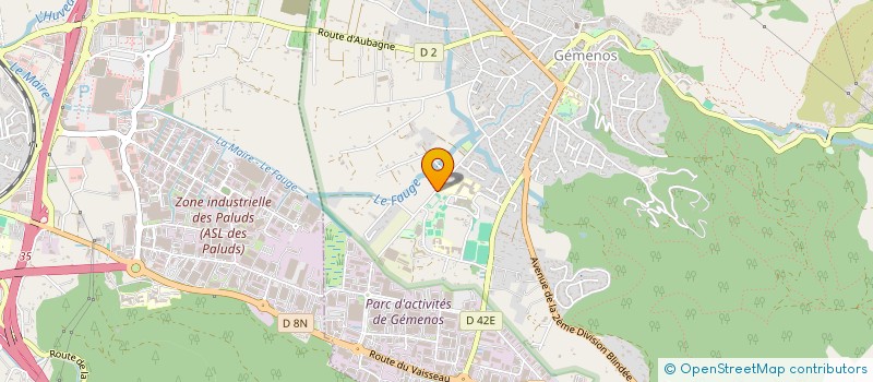 localisation de l'entreprise MADAME SIMONE SASSATELLI  GEMENOS