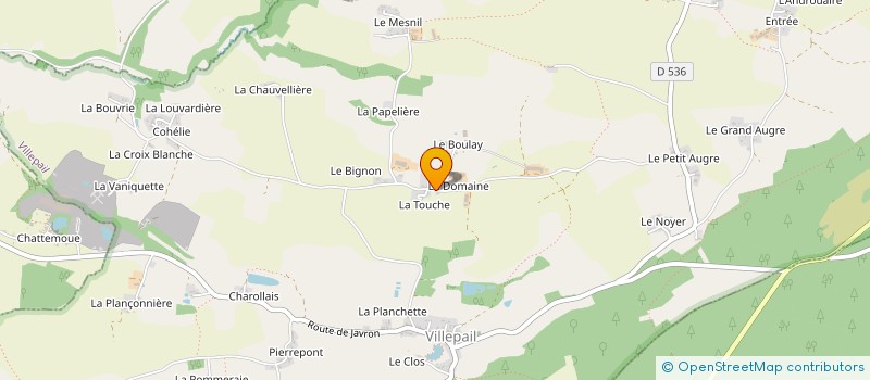 localisation de l'entreprise MADAME SIMONE SISTERNES à VILLEPAIL