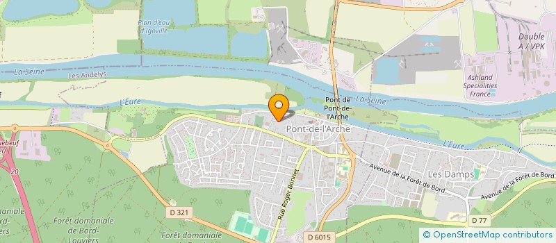 localisation de l'entreprise MADAME SIMONE STROH  PONT-DE-L'ARCHE