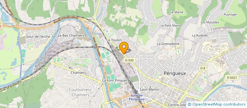 localisation de l'entreprise MADAME SIMONE TARCHE à PERIGUEUX