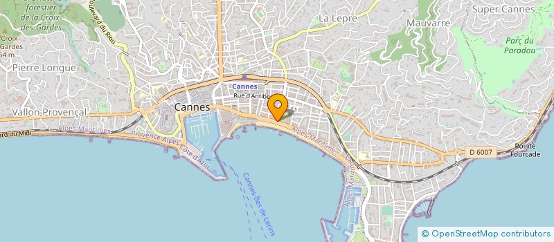 localisation de l'entreprise MADAME SIMONE TARTARIN à CANNES