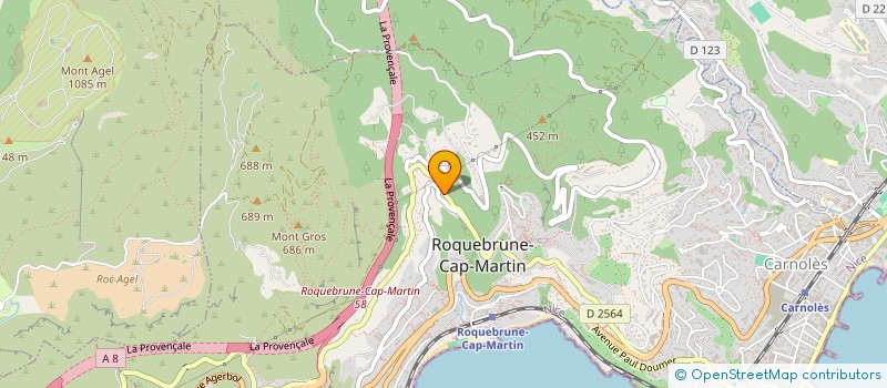 localisation de l'entreprise MADAME SIMONE TEIFEL  ROQUEBRUNE-CAP-MARTIN