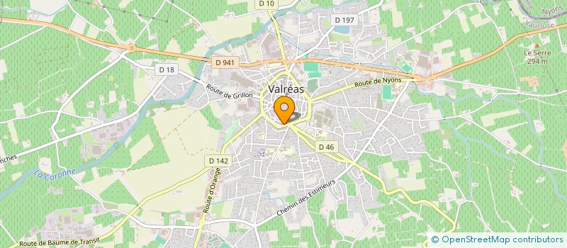localisation de l'entreprise MADAME SIMONE THOMAS à VALREAS