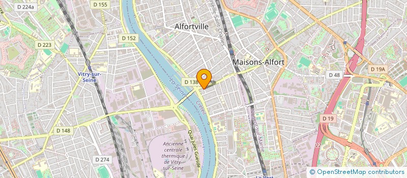localisation de l'entreprise MADAME SIMONE VALADIER à ALFORTVILLE