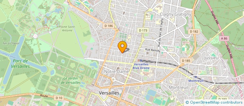 localisation de l'entreprise MADAME SIMONE VANDAMME à VERSAILLES