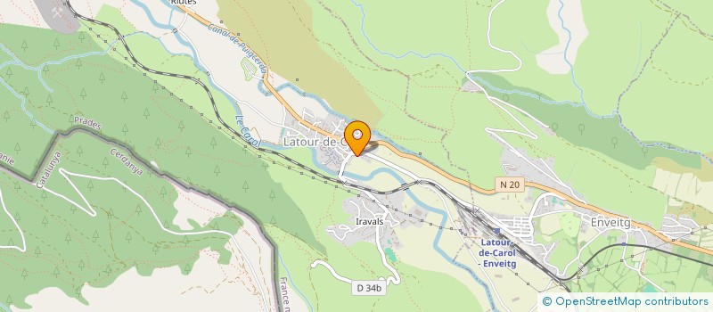 localisation de l'entreprise MADAME SIMONE VAQUE  LATOUR-DE-CAROL