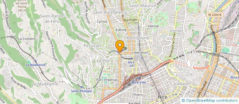 localisation de l'entreprise MADAME SIMONE VERHOEVEN à NICE