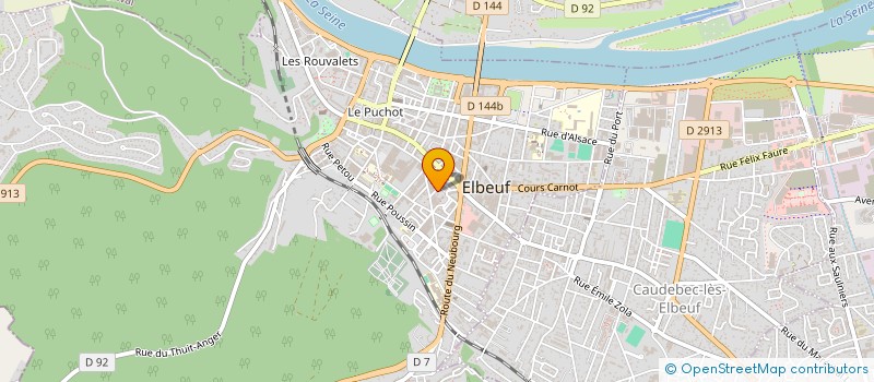 localisation de l'entreprise MADAME SIMONE VERNEREY  ELBEUF