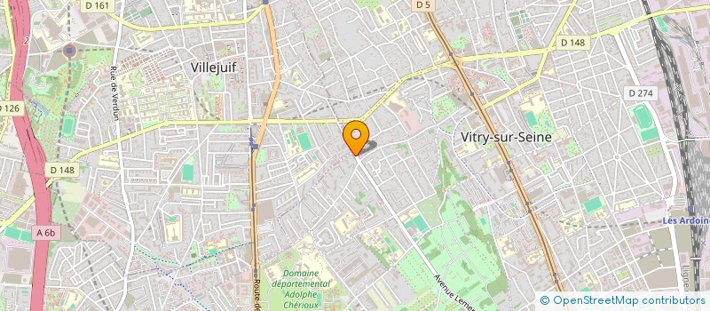 localisation de l'entreprise MADAME SIMONE VIAND  VITRY-SUR-SEINE