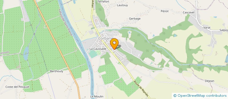 localisation de l'entreprise MADAME SIMONE VICINZI  LABASTIDE-SAINT-PIERRE