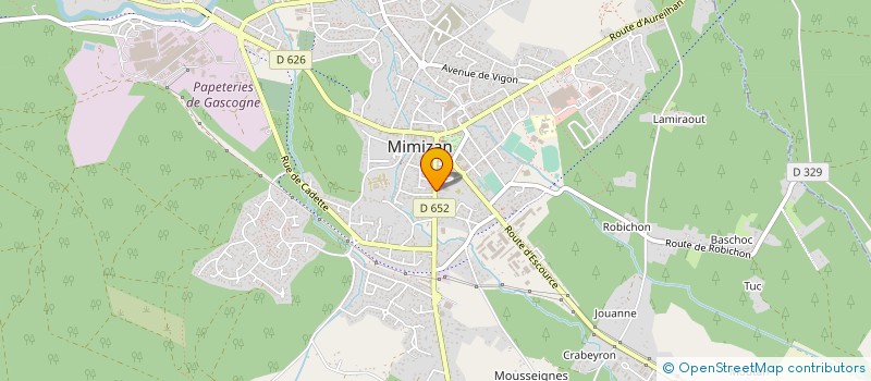 localisation de l'entreprise MADAME SIMONE VIERENDEELS  MIMIZAN