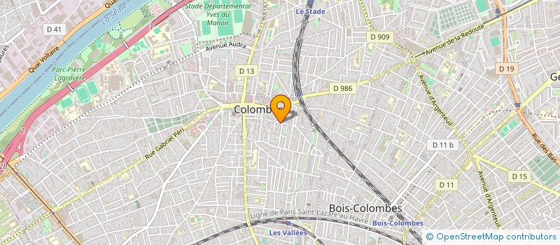 localisation de l'entreprise MADAME SIMONE VIGNAL à COLOMBES