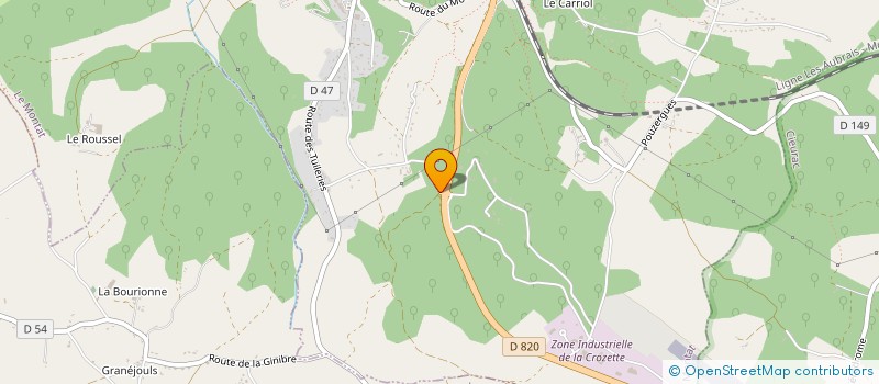 localisation de l'entreprise MADAME SIMONE VINCENT  LE MONTAT