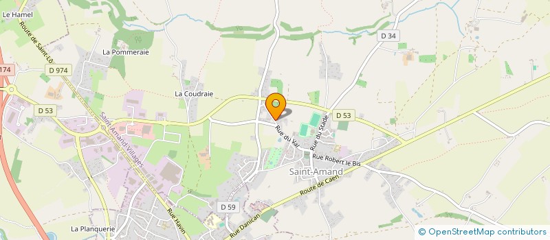 localisation de l'entreprise MADAME SIMONE VITARD à SAINT-AMAND-VILLAGES