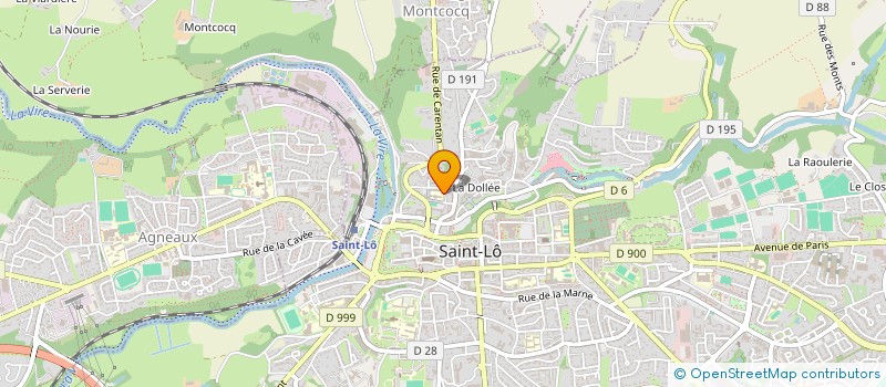 localisation de l'entreprise MADAME SIMONE WALTER  SAINT-LO