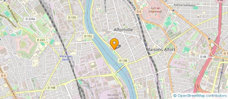 localisation de l'entreprise MADAME SIMONE YENNI à ALFORTVILLE