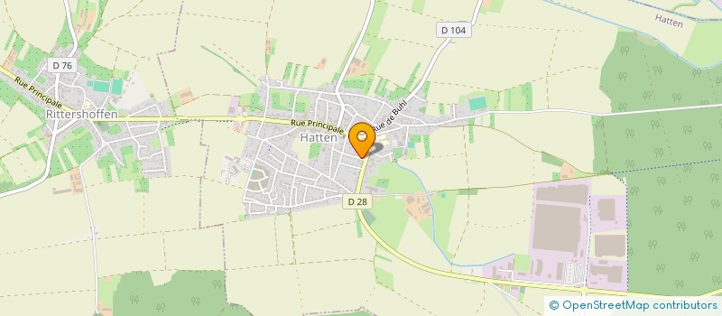 localisation de l'entreprise MADAME SIMONE ZIMMERMANN  HATTEN