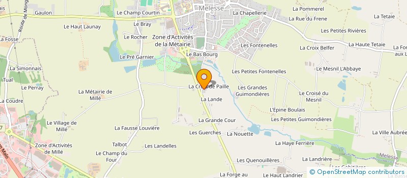 localisation de l'entreprise MADAME SIMONNE BOUGERIE à MELESSE
