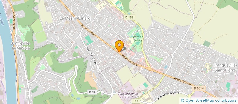 localisation de l'entreprise MADAME SIMONNE BOURDELEAU  LE MESNIL-ESNARD