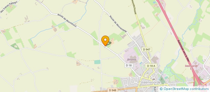 localisation de l'entreprise MADAME SIMONNE DEMOL  STEENVOORDE