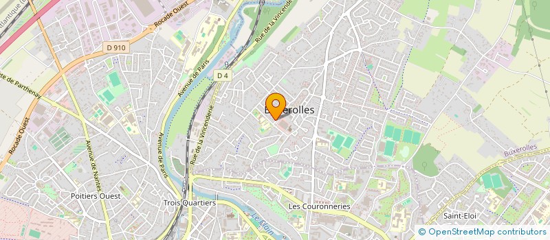 localisation de l'entreprise MADAME SIMONNE DUVAL  BUXEROLLES