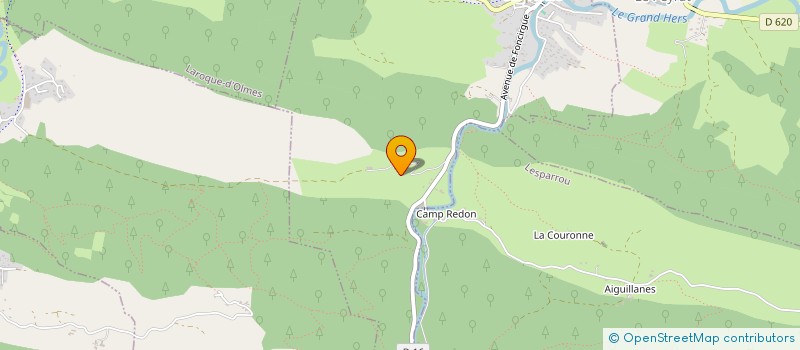 localisation de l'entreprise MADAME SIMONNE FABERT à LA BASTIDE SUR L'HERS