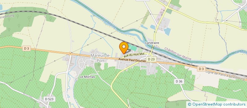 localisation de l'entreprise MADAME SIMONNE GENOT  MAREUIL-LE-PORT