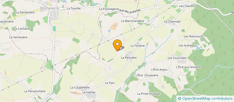 localisation de l'entreprise MADAME SIMONNE GUERIN à CHAMPSECRET