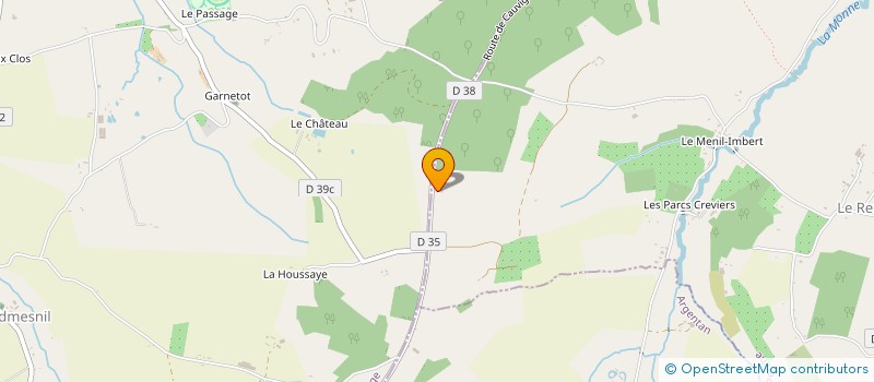 localisation de l'entreprise MADAME SIMONNE HAREL à ROIVILLE