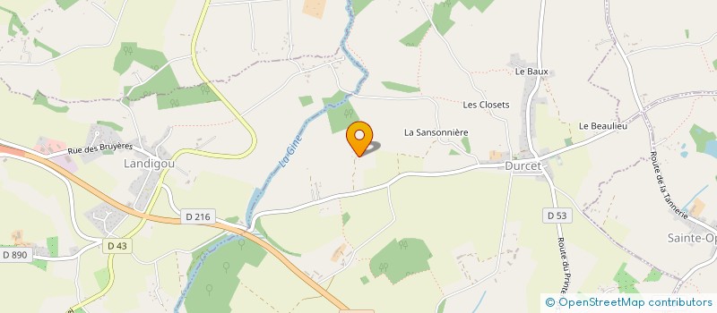 localisation de l'entreprise MADAME SIMONNE HESNARD à AUBUSSON