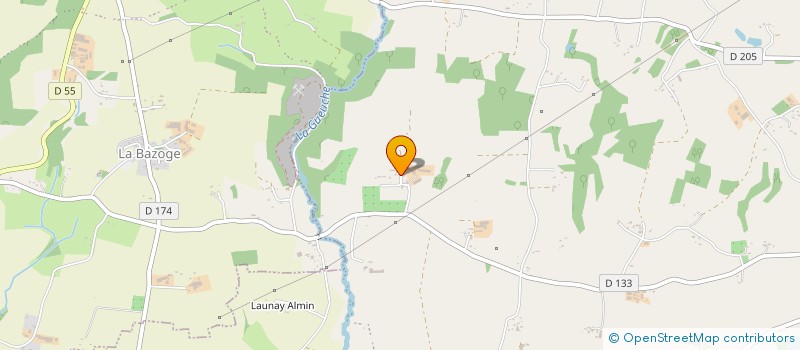 localisation de l'entreprise MADAME SIMONNE LANGLOIS  ROMAGNY FONTENAY