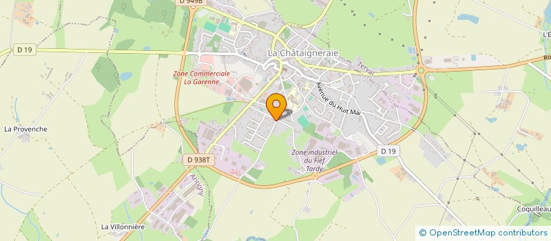 localisation de l'entreprise MADAME SIMONNE MACE  CHATAIGNERAIE (LA)