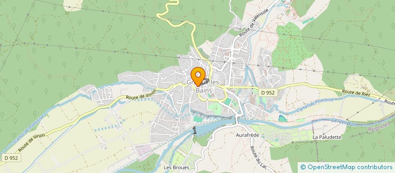 localisation de l'entreprise MADAME SIMONNE MASSE à GREOUX-LES-BAINS