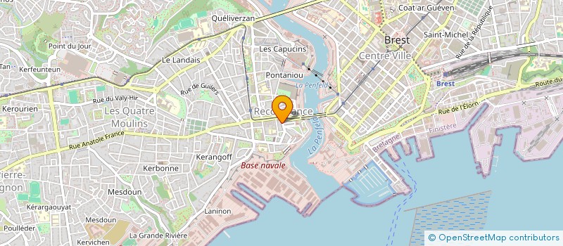 localisation de l'entreprise MADAME SIMONNE RAY  BREST