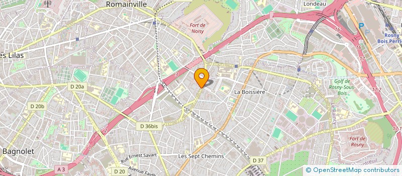 localisation de l'entreprise MADAME SIMONNE SIROT à ROMAINVILLE