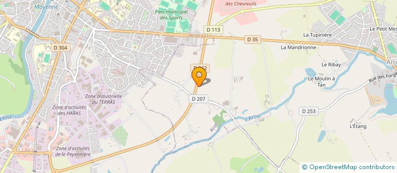 localisation de l'entreprise MADAME SIMONNE TEROITIN  ARON