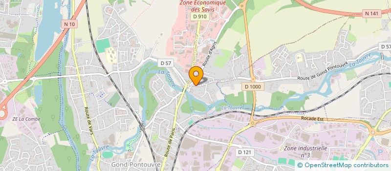 localisation de l'entreprise MADAME SIMONNE VILLATE  GOND-PONTOUVRE