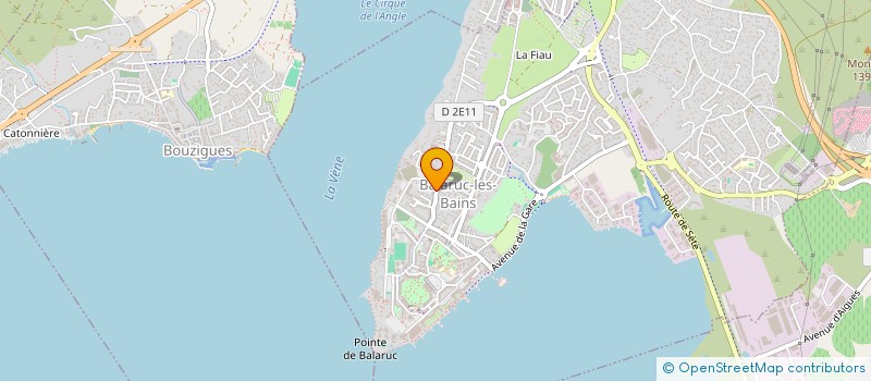 localisation de l'entreprise MADAME SIMONNE VINCENT  BALARUC-LES-BAINS