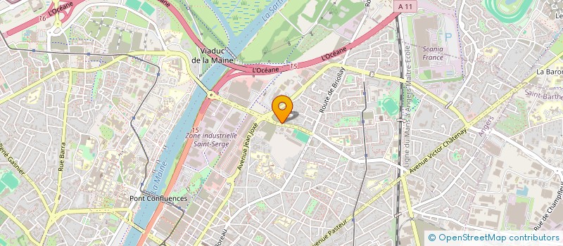 localisation de l'entreprise MADAME SIMRET MEHARI à ANGERS