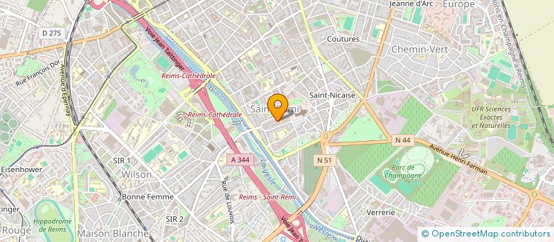 localisation de l'entreprise MADAME SIN CHEUNG  REIMS