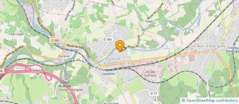 localisation de l'entreprise MADAME SINA LASHAR  LOZANNE