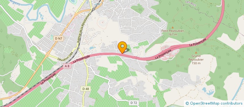 localisation de l'entreprise MADAME SINAI DEBARD  VIDAUBAN