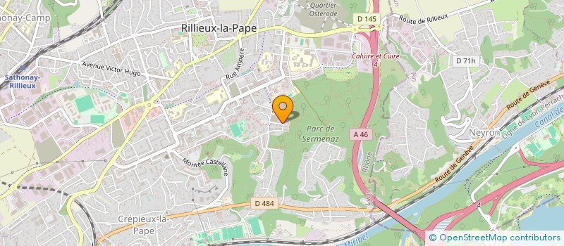 localisation de l'entreprise MADAME SINAI MBOMI LOUISI  RILLIEUX-LA-PAPE