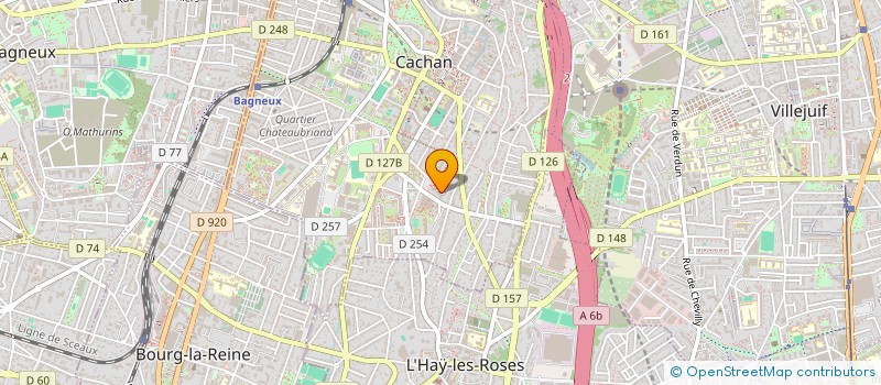 localisation de l'entreprise MADAME SINDA DAKHLI à CACHAN